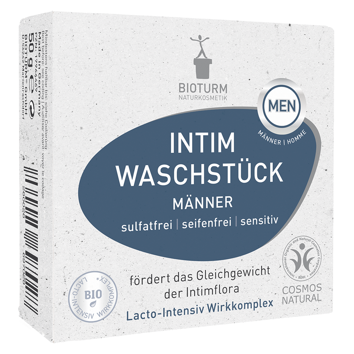 Intimate Washing Bar Men No142 Bioturm Natural Cosmetics 6187